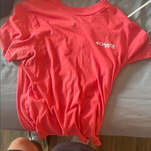 Columbia Red Short Sleeve Relaxed Tee